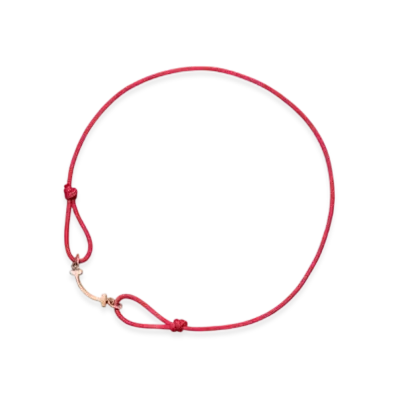 Tiffany & Co. Smile Bracelet "Rose Gold/Red"