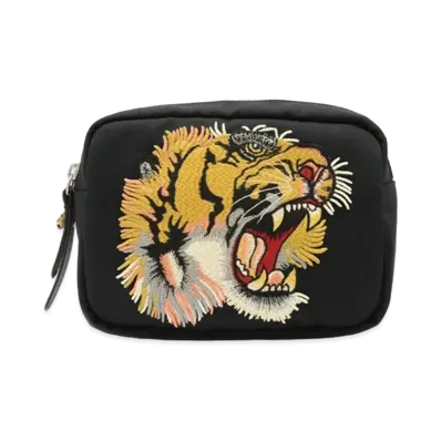GUCCI Belt Bag Tiger Nylon "Black"