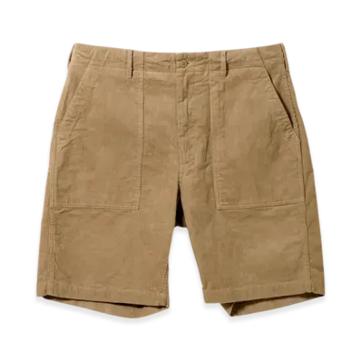 ENGINEERED GARMENTS Fatigue Short - 14W Corduroy "Beige"