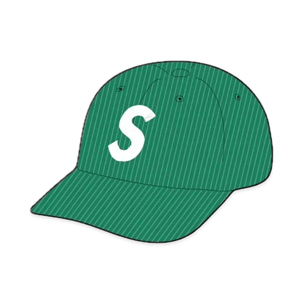 Supreme Corduroy S Logo 6-Panel "Green"