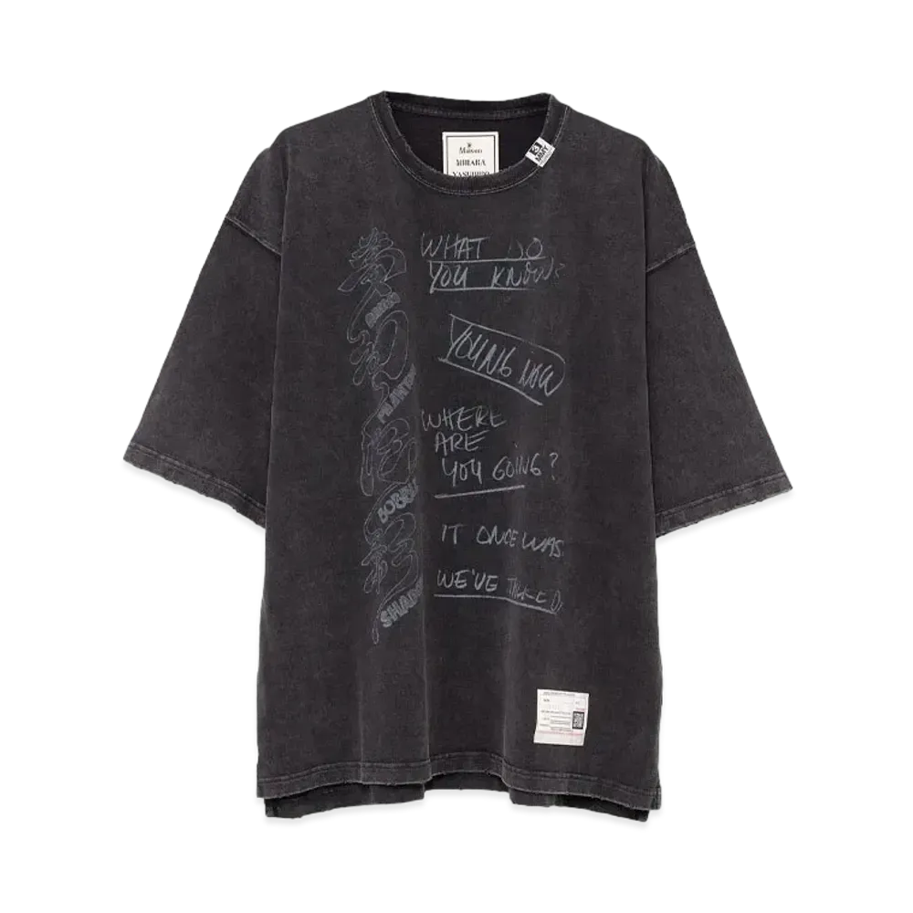 Maison MIHARA YASUHIRO EXCLUSIVE Print T-shirt "Black"