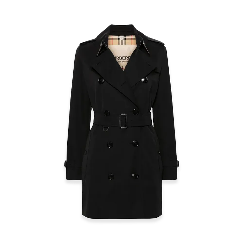 Burberry Women's Cotton Trench "Black"