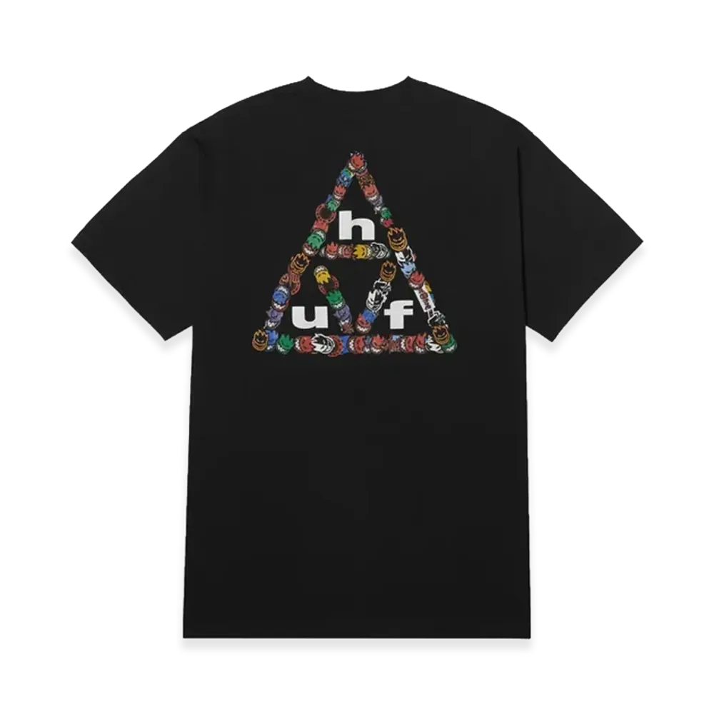 HUF x SPITFIRE Sticker TT Tee "Black"