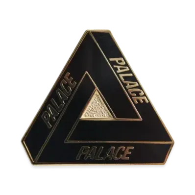 PALACE Tri-Ferg Pin "Black"