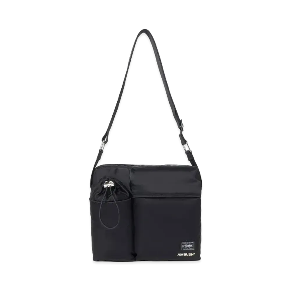 AMBUSH x PORTER NYLON CROSSBODY LARGE BAG "Black White"