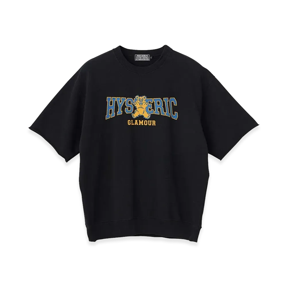 HYSTERIC GLAMOUR Firebear College Sweatshirts "Black"
