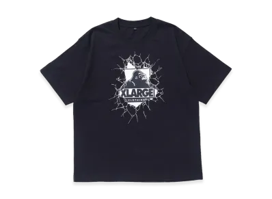 XLARGE x LIXTICK Crack Wall OG S/S Tee "Black"
