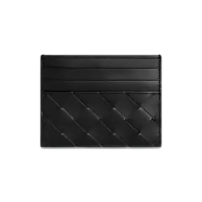Bottega Veneta Intrecciato Credit Card Case "Nero"