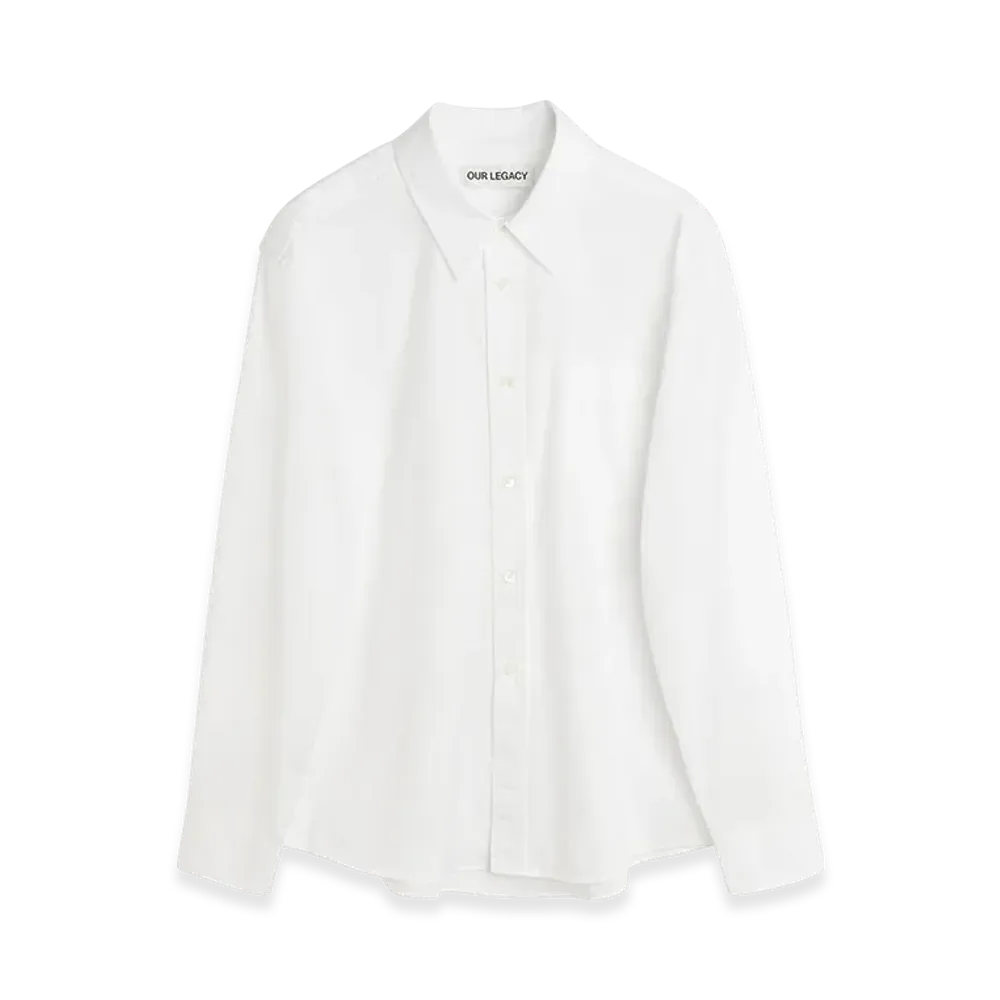 OUR LEGACY Beyond BD Shirt "White Non-Iron Crisp Cotton"