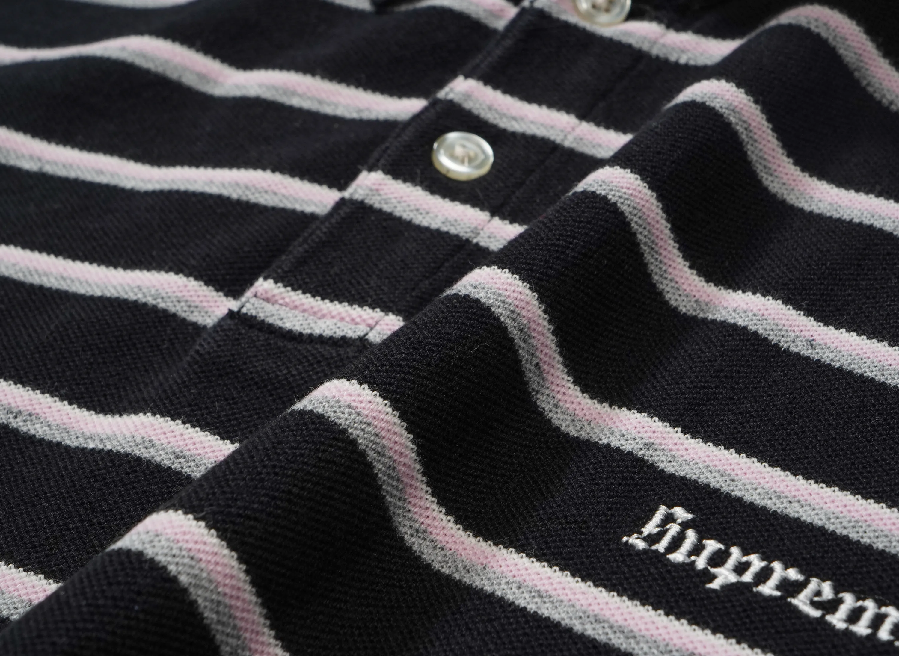 Supreme Washed Stripe Polo 