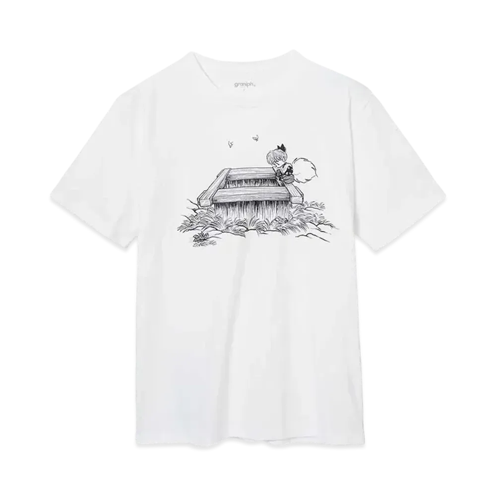 graniph x Inuyasha Honekuinoido T-Shirt "White"