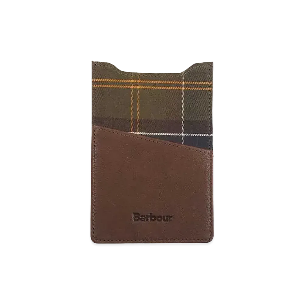 Barbour Leather Phone Pouch "Brown"