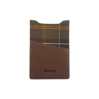 Barbour Leather Phone Pouch "Brown"