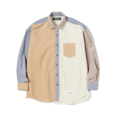NEIGHBORHOOD CORD / C-SHIRT . LS "Beige"