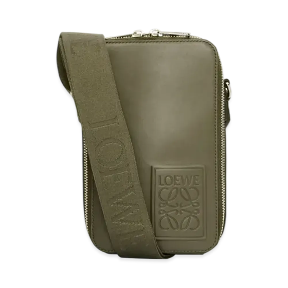 LOEWE Vertical Crossbody Pocket "Khaki Green"