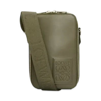 LOEWE Vertical Crossbody Pocket "Khaki Green"