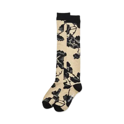 UNDERCOVER Acrylic Nylon Blend Cotton High Socks "Ivory Base"