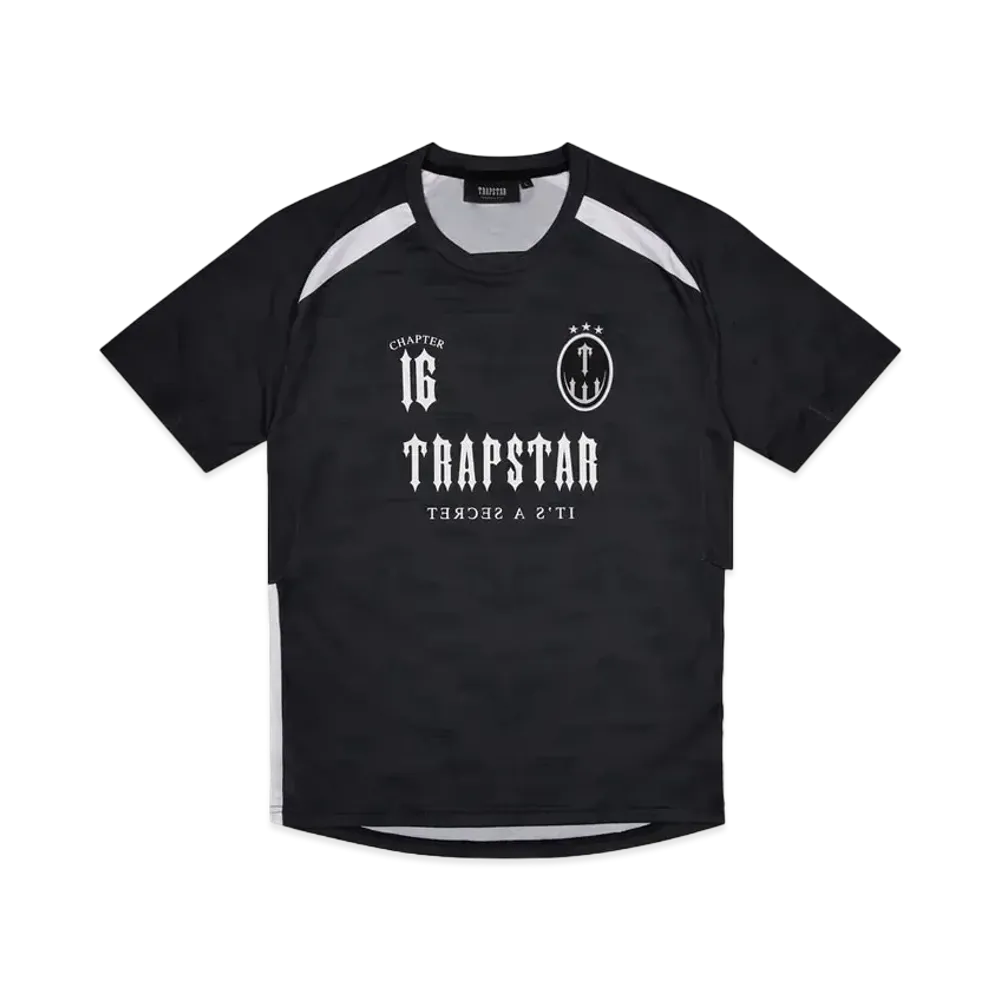 TRAPSTAR Clavish Football Jersey Bundle "Black"
