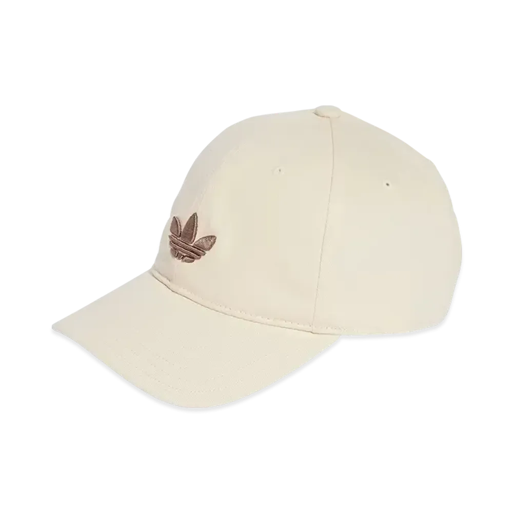 adidas Adicolor Classic Trefoil Baseball Cap "Wonder White"