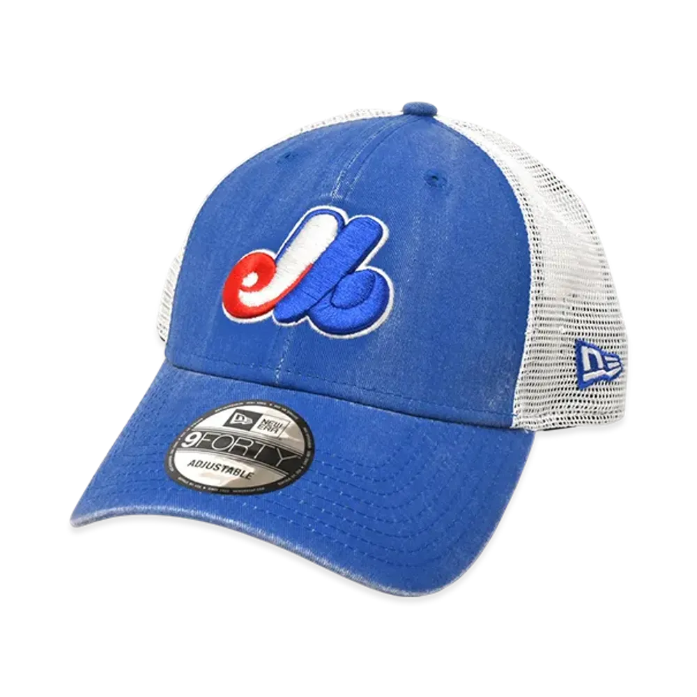 NEW ERA MLB Coop Truck 9Forty Cap Montreal Expos "Blue/White"