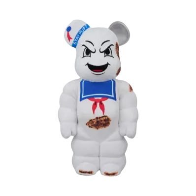 MEDICOM TOY "BEARBRICK" -Ghostbusters- Stay Puft Marshmallow Man "Angry Face" Costume Ver. 400%