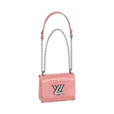Louis Vuitton Twist PM Crocodile Brilliant "Rose Tourmaline"