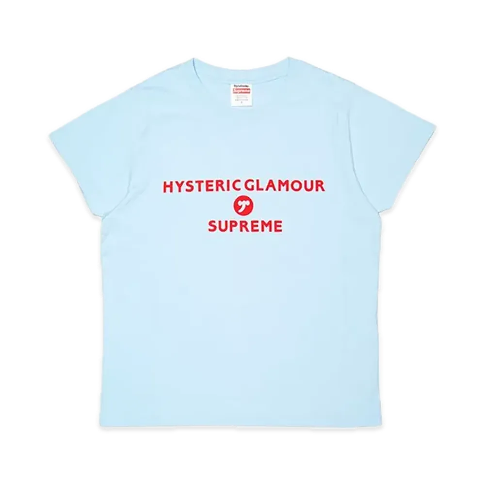 Supreme x HYSTERIC GLAMOUR Baby Tee "Powder Blue"
