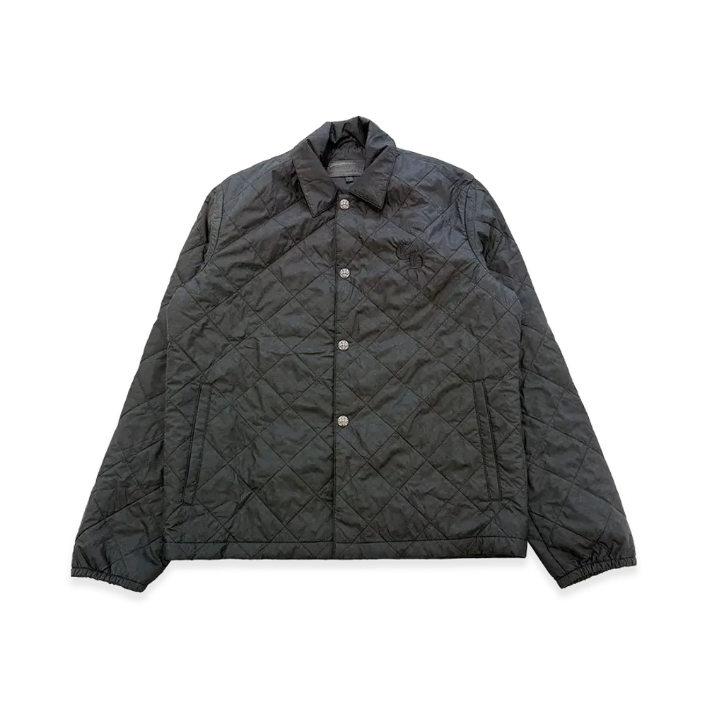 Chrome Hearts CH Logo Embroidery Quilting Nylon Jacket "Black"
