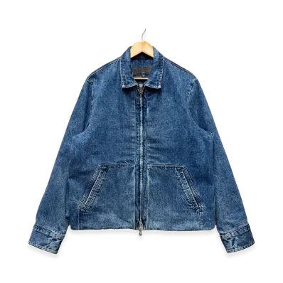 Chrome Hearts Dagger Zip Denim Blouson Jacket "Indigo"