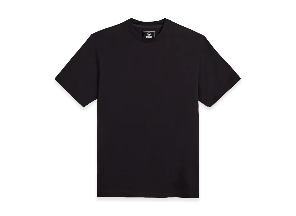 Y-3 x Mercedes AMG Petronas Formula 1 Team Logo Stack Short Sleeve Tee "Black"