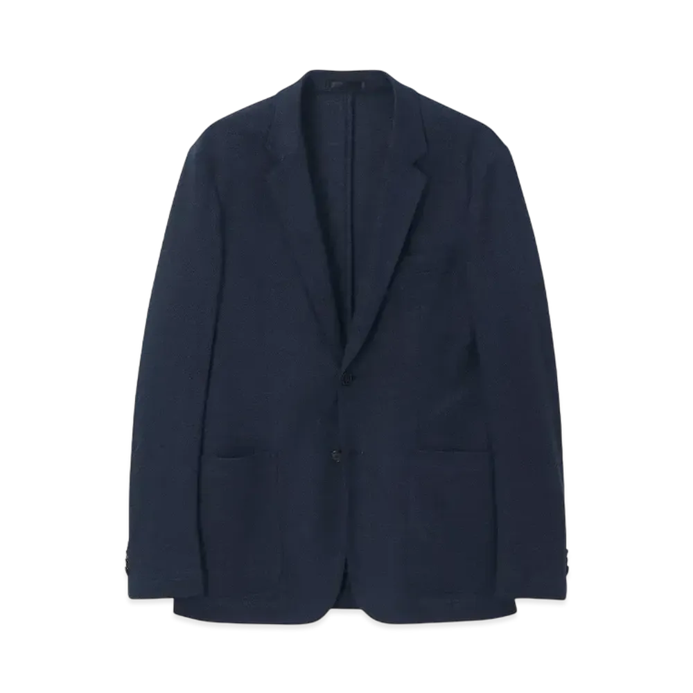 Paul Smith Ramie Single 2B Jacket "Navy"
