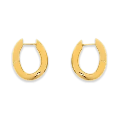 BALENCIAGA Loop XS Earrings "Gold"