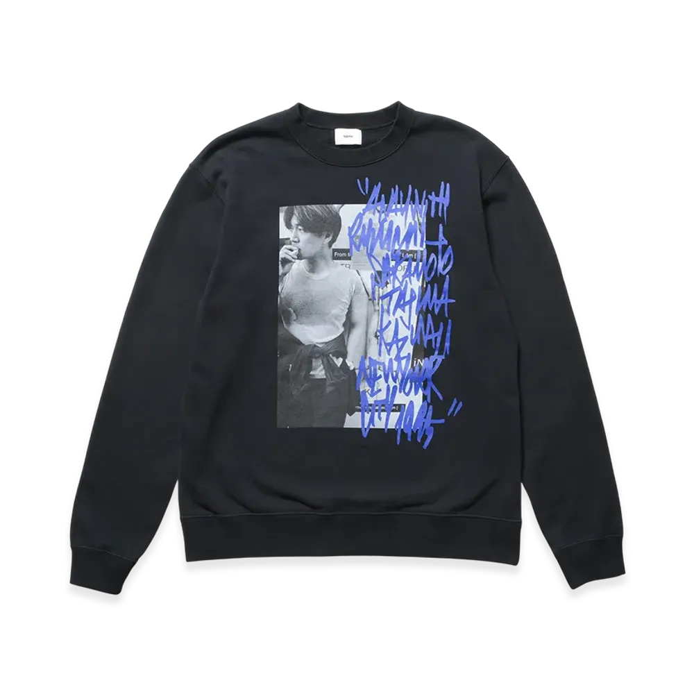 SOPH. x Kazunali Tajima Crewneck Sweat "Black"