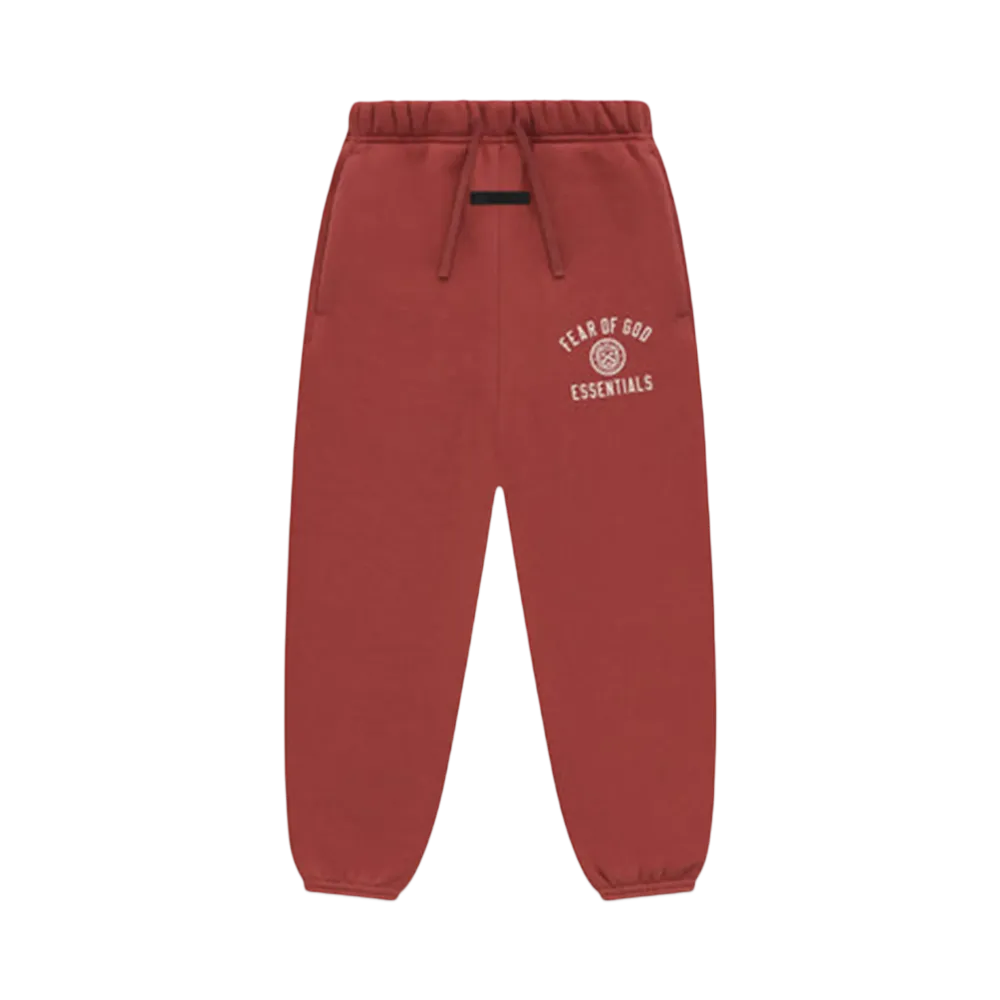 FEAR OF GOD Essentials Kid's Fleece Essential Sweatpant "Crimson"
