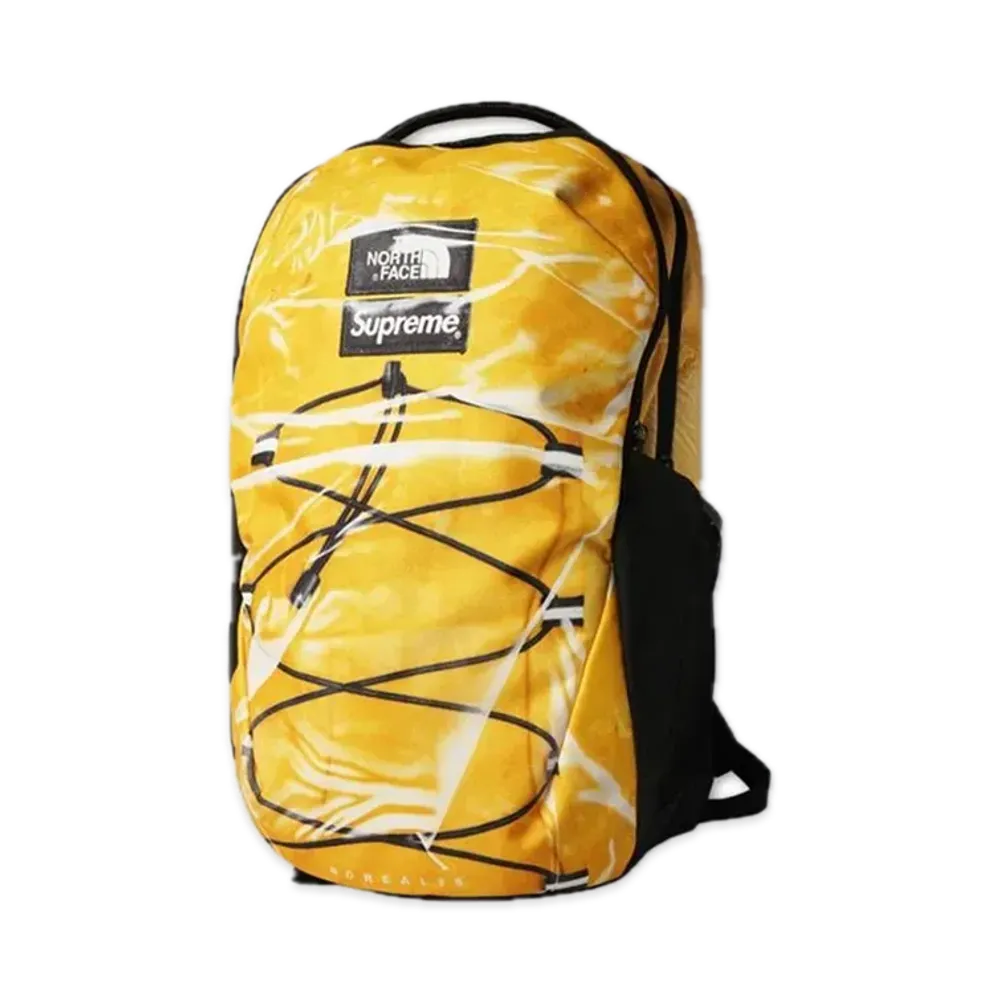 Supreme x The North Face Trompe Loeil Printed Borealis Backpack "Yellow"