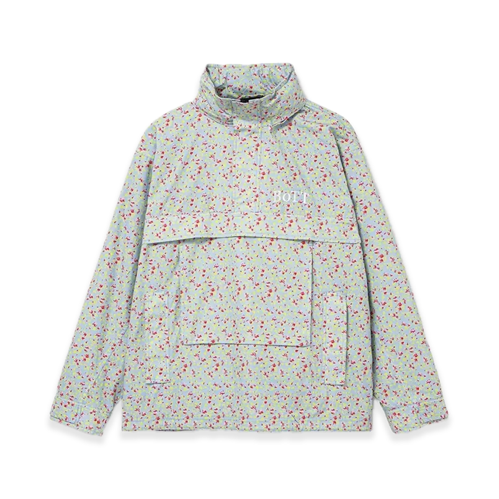 BoTT Flower Anorak Jacket "Light Blue"