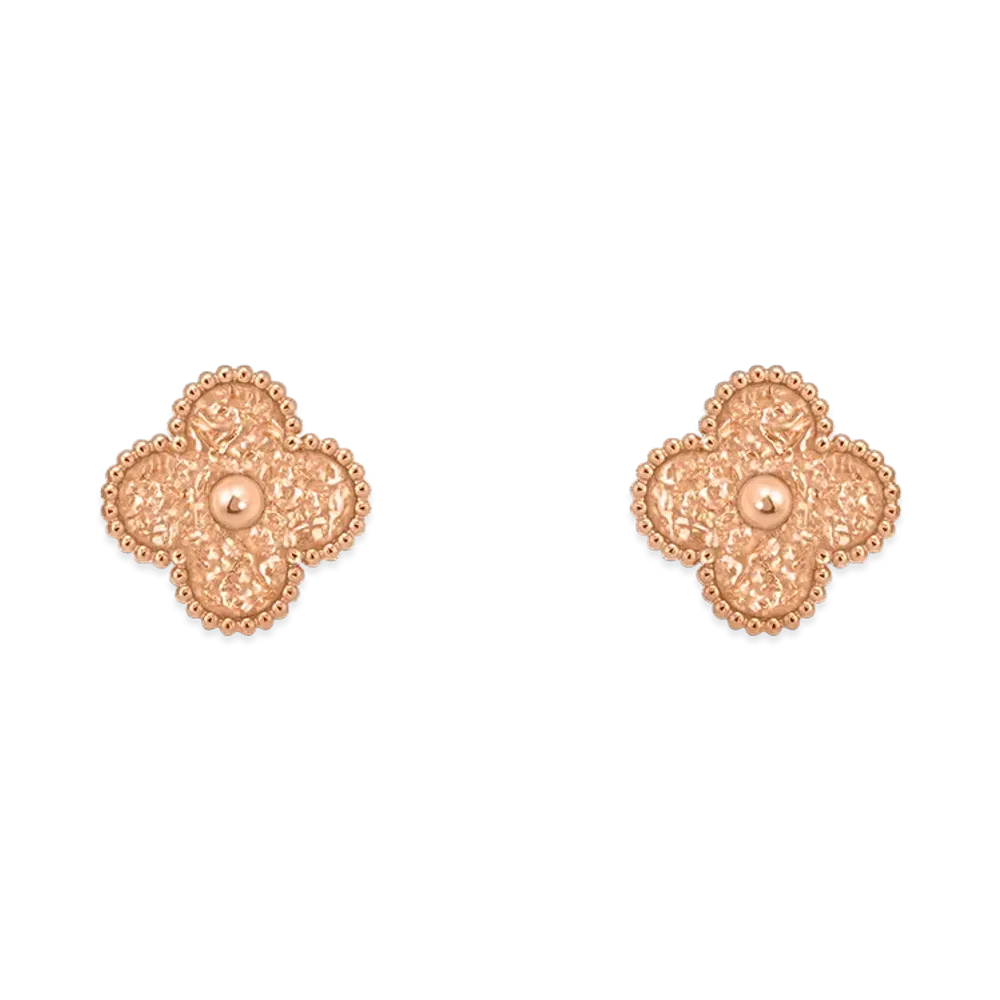 Van Cleef & Arpels Vintage Alhambra earrings "18K Rose gold"