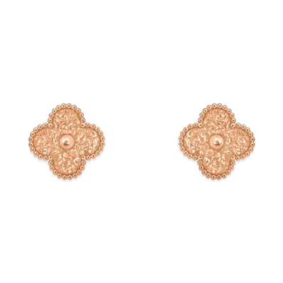 Van Cleef & Arpels Vintage Alhambra earrings "18K Rose gold"