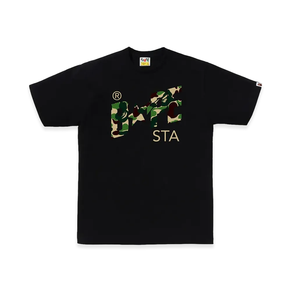 A BATHING APE ABC Camo Bape Sta Tee "Black/Green"