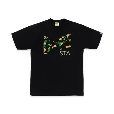 A BATHING APE ABC Camo Bape Sta Tee "Black/Green"