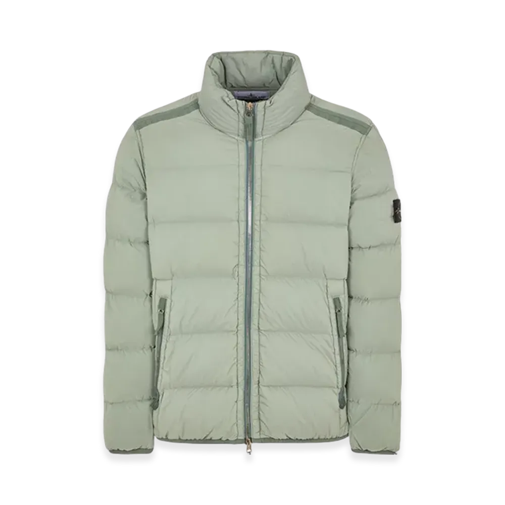 Stone Island 44028 Seamless Tunnel Nylon Down-TC Blouson - 23FW "Sage Green"
