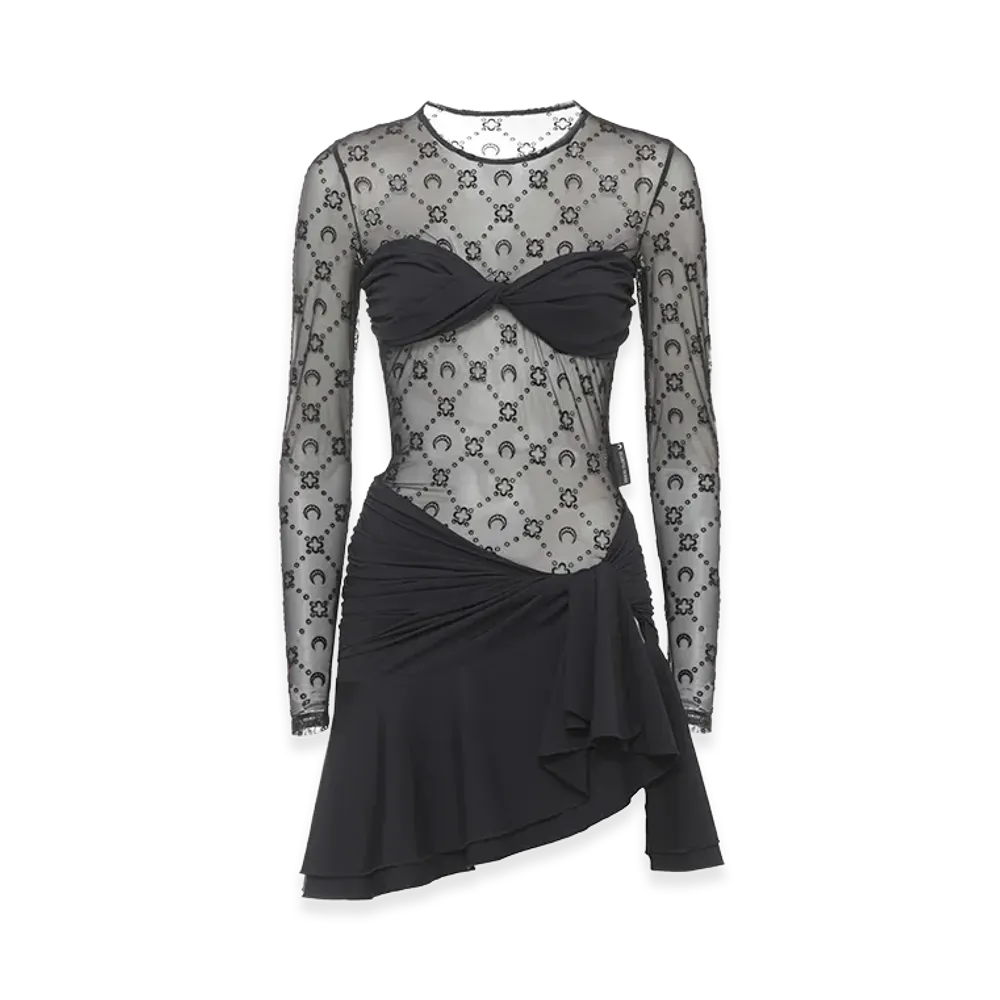 Marine Serre Women's Dresses "Black"