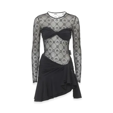 Marine Serre Women's Dresses "Black"