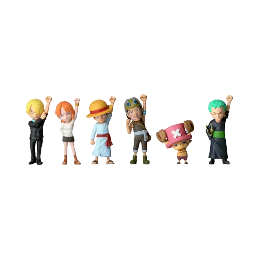 BANPRESTO "World Coletable Figure" -ONE PIECE- "Proof of Friendship" - Complete 6 Piece Set