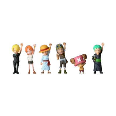 BANPRESTO "World Coletable Figure" -ONE PIECE- "Proof of Friendship" - Complete 6 Piece Set