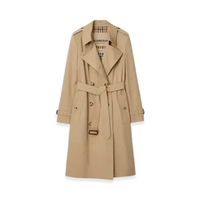 Burberry Long Chelsea Heritage Trench Coat "Honey"