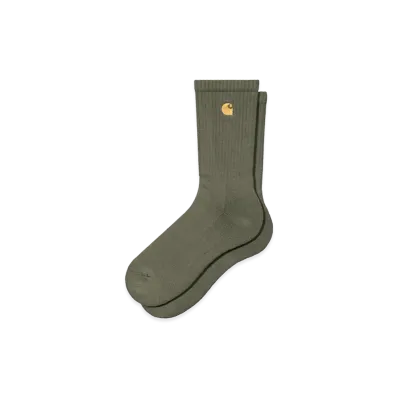Carhartt WIP Chase Socks "Leaf/Gold"
