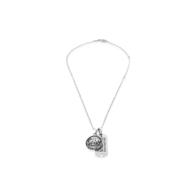 BALENCIAGA Horoscope Taurus Necklace "Silver"