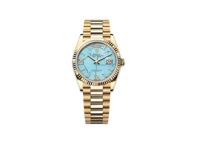 ROLEX Day-Date 36mm Yellow Gold 128238 "Turquoise"