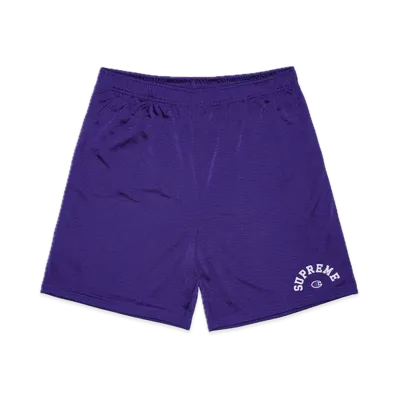 Supreme x Champion Mesh Short "Purple"